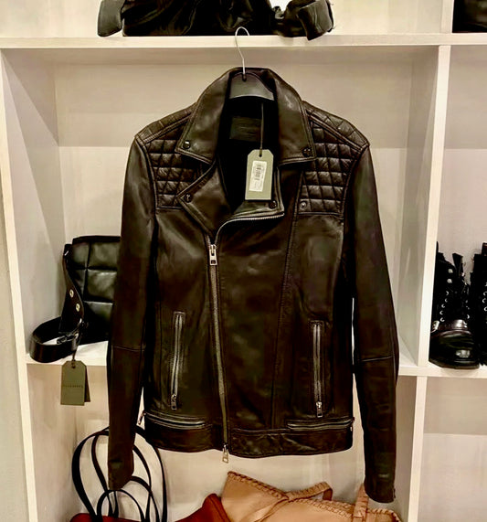 @AllSaints Biker 男生款羊皮外套/259 🔥折上七折🉐9660