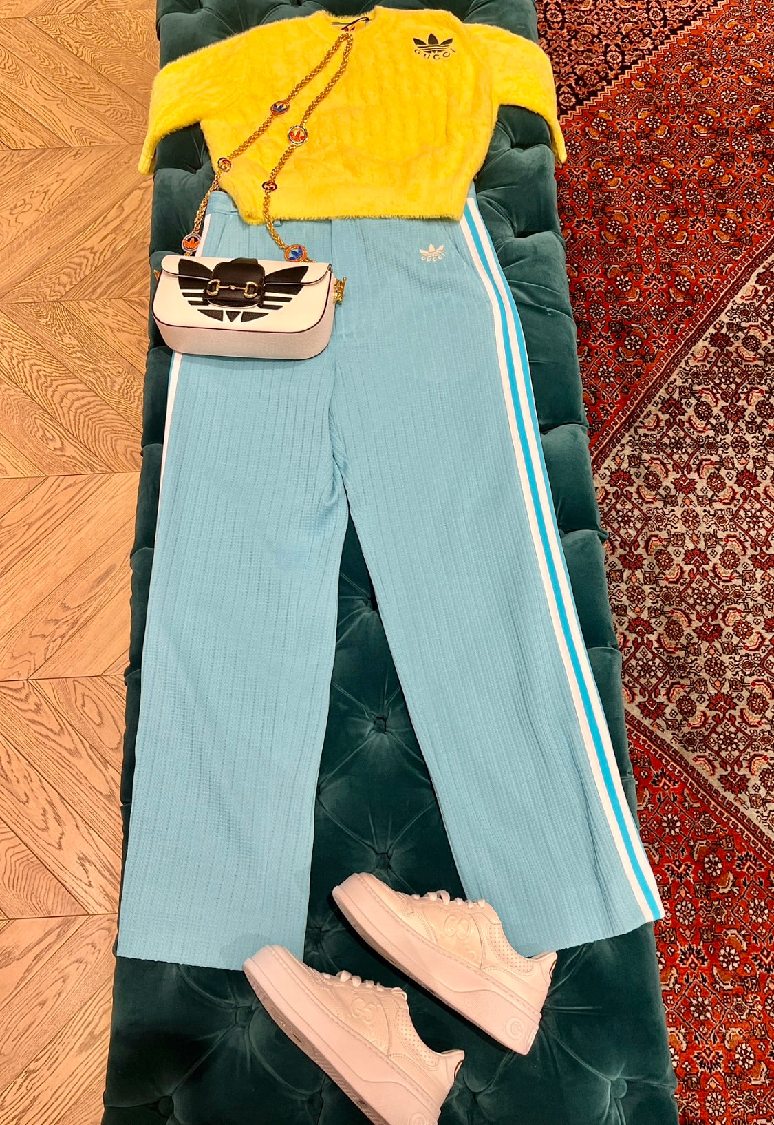 @GuccixAdidas▪️1955 Horsebit 聯名腋下包/2560P1795 🔔限時折🉐81780