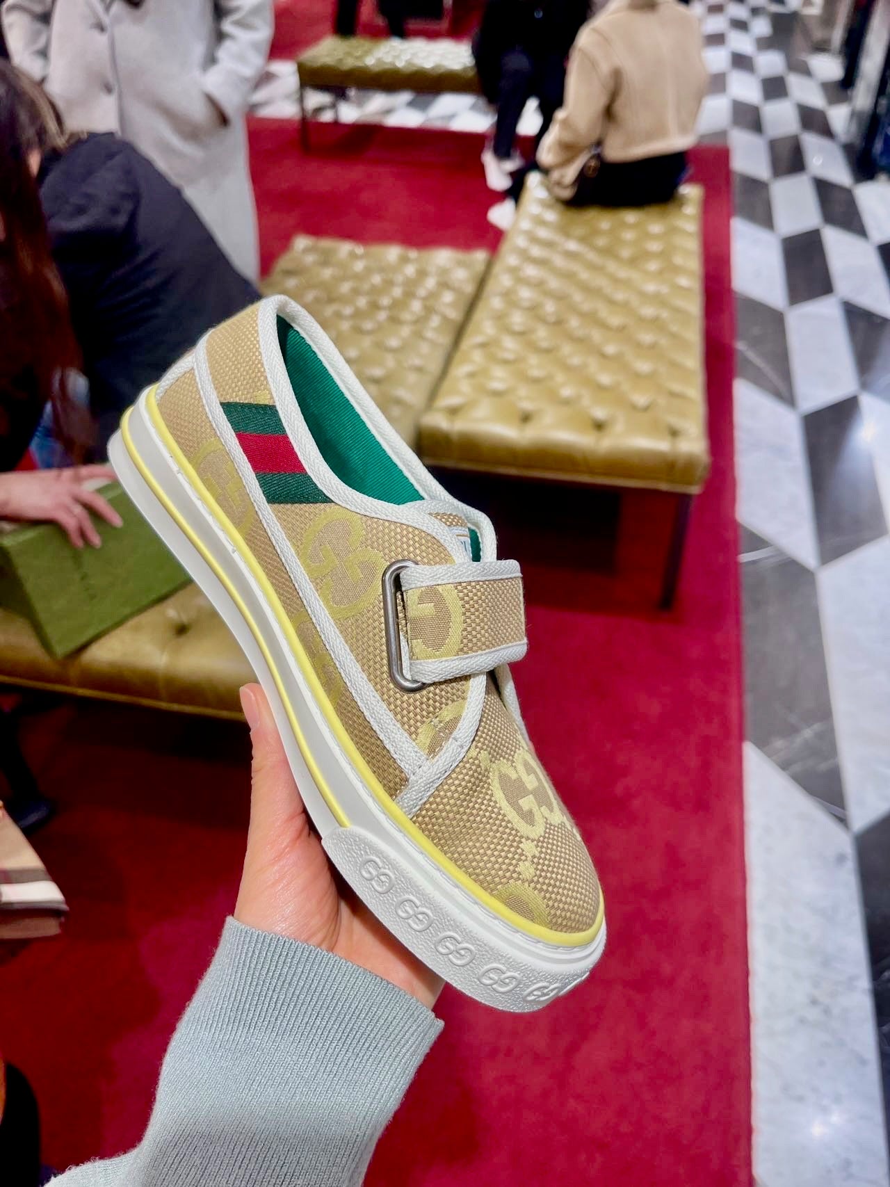 @Gucci Tennis 1977 運動鞋/525P265 🔔限時折🉐12730