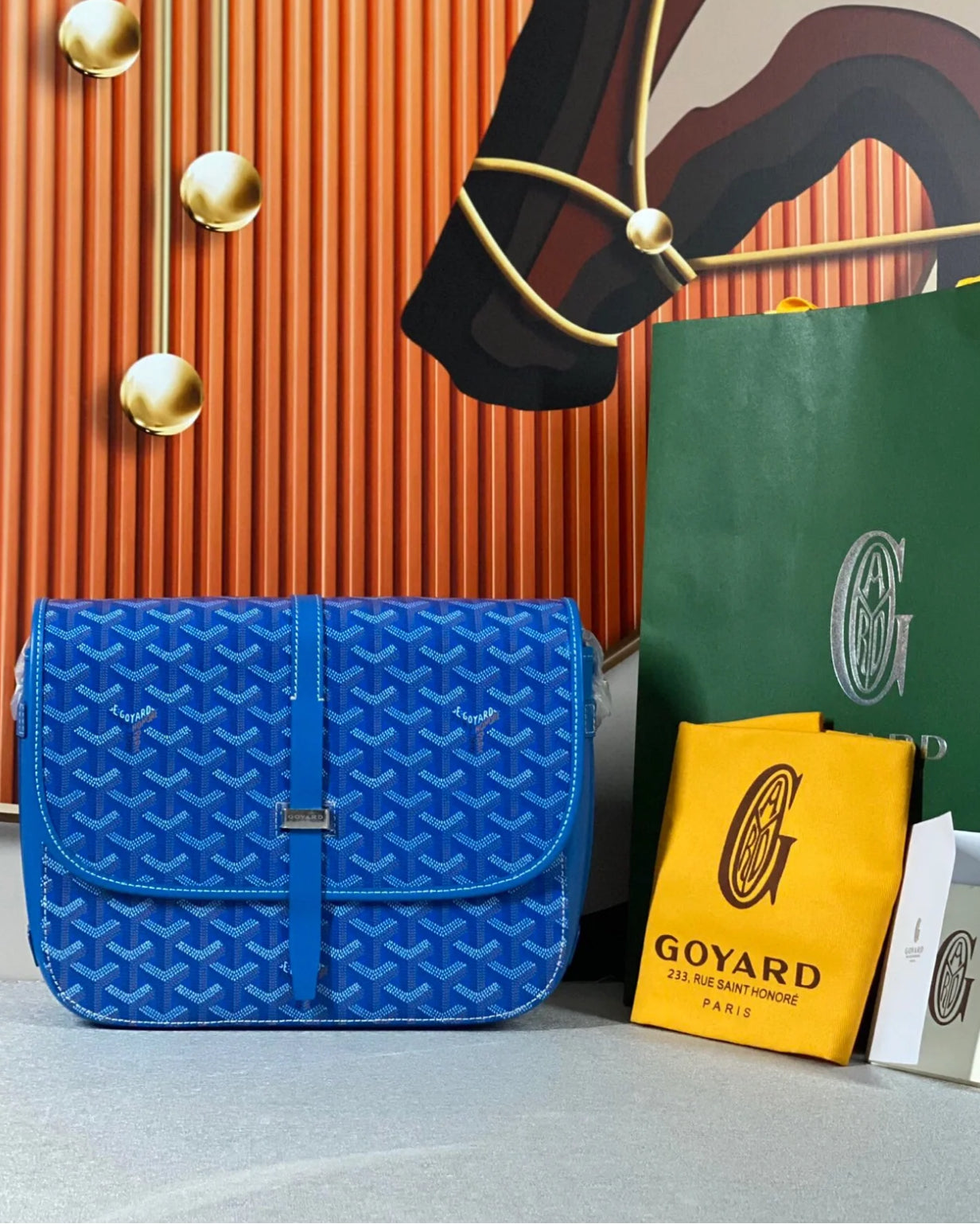 Goyard Belvedere MM 馬鞍郵差包/2195E2560 🍀🉐103400🇪🇺