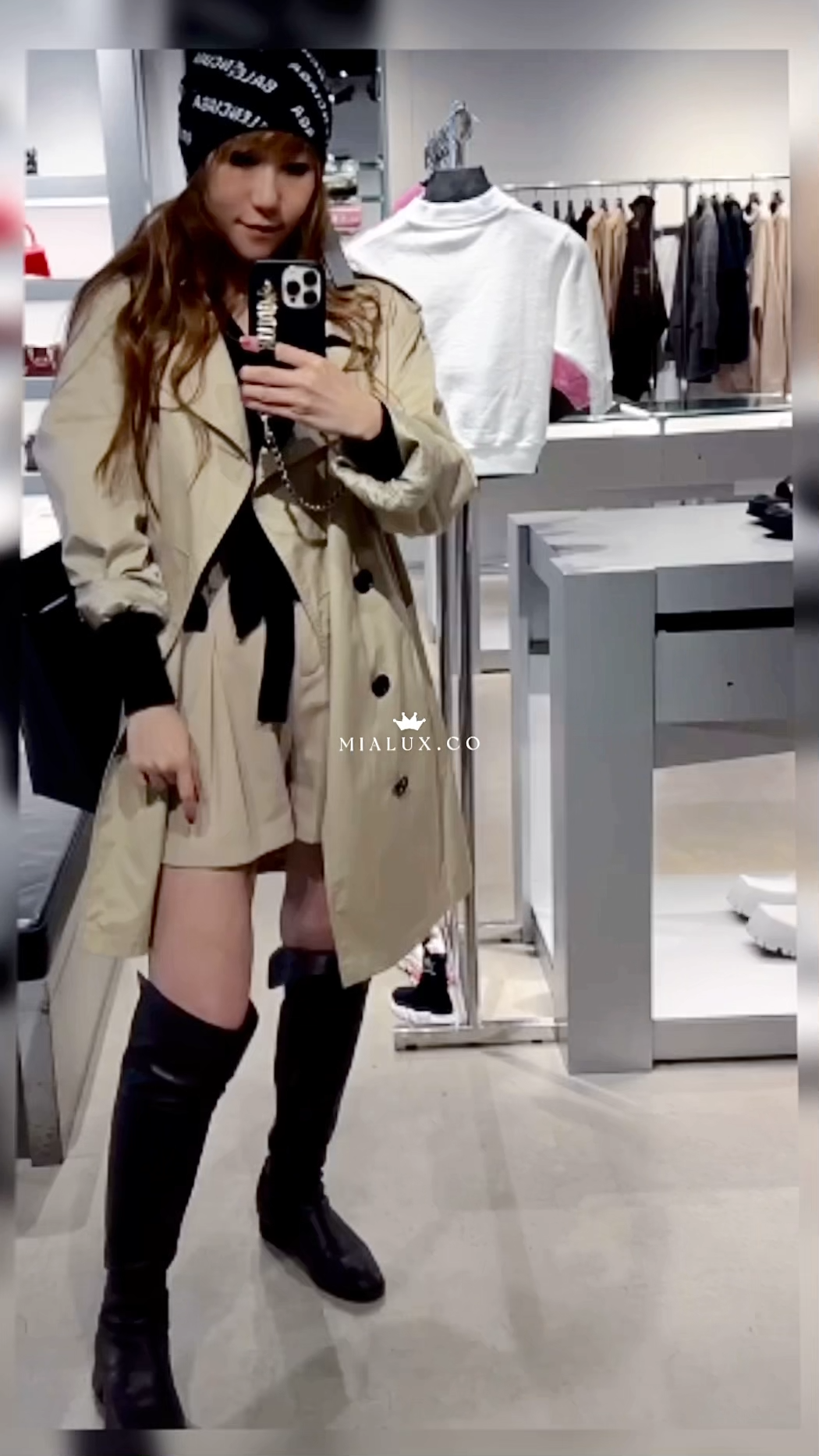 @Balenciaga巴黎世家✨ Wool Mini 雙面滿版毛帽/P225