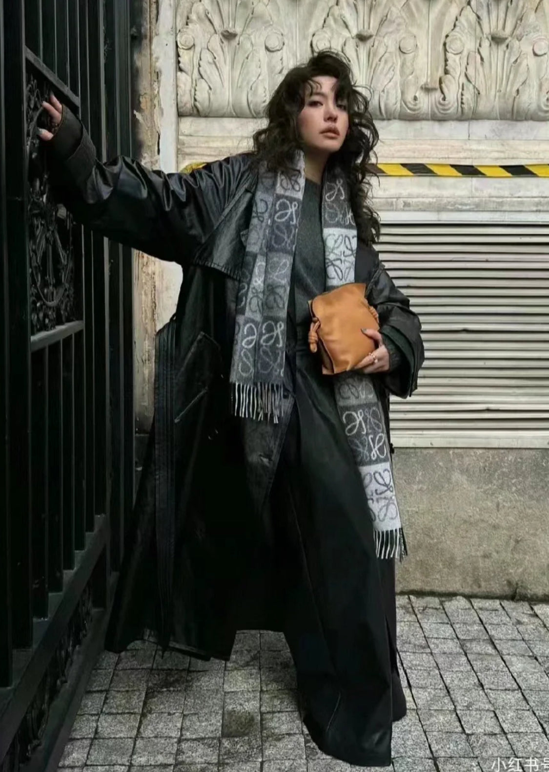Loewe▪️Scarf in Wool and Cashmere 爆款LOGO羊絨圍巾/E450 K425