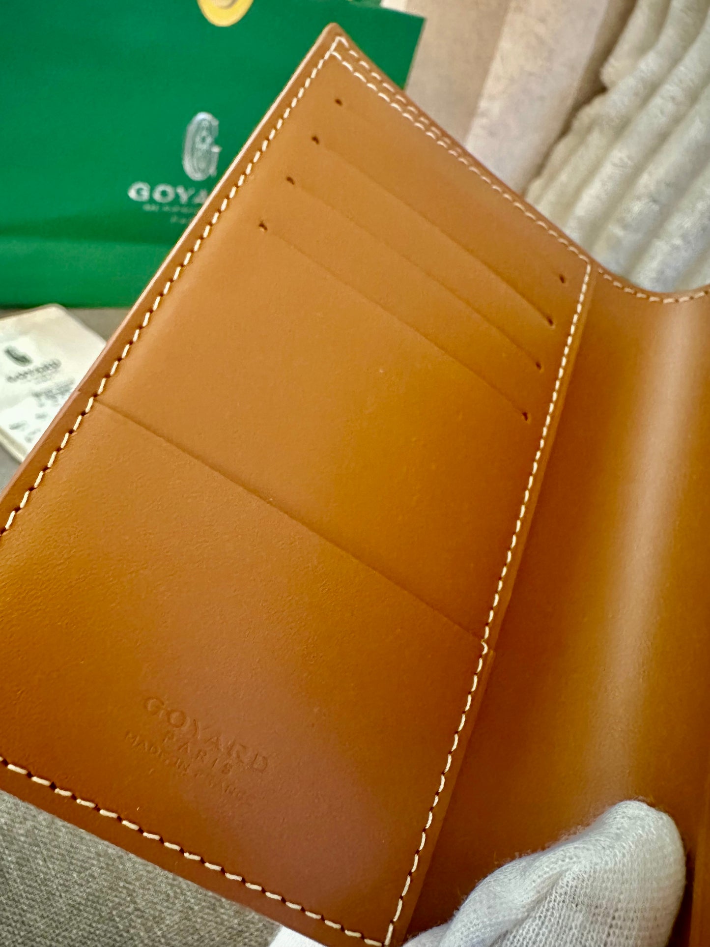 *現貨*Goyard Grenelle Passport Holder 黑棕護照夾 特價✨🉐26800