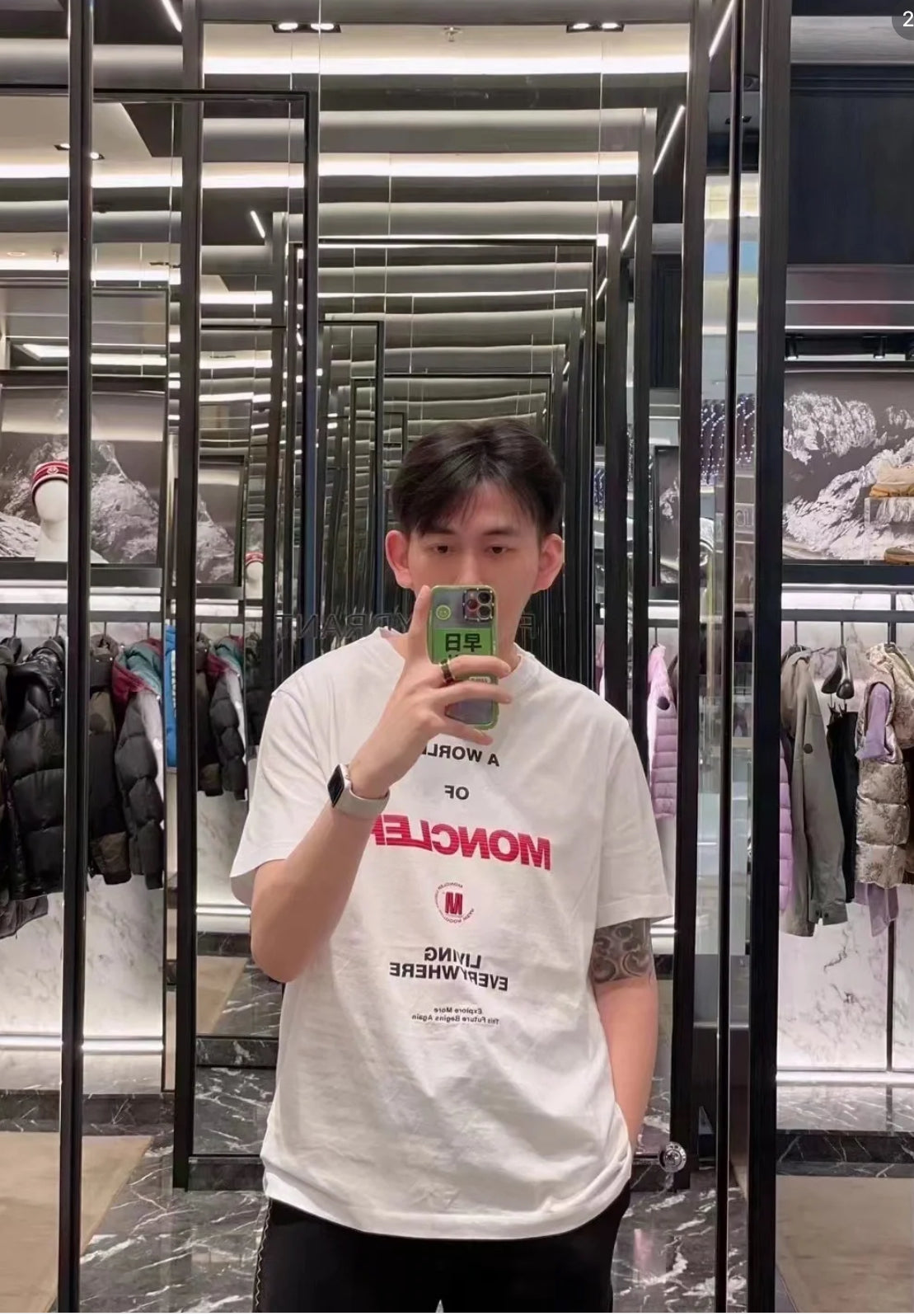 @Moncler T 男款T恤上衣/195P131 🔔限時折🉐7400