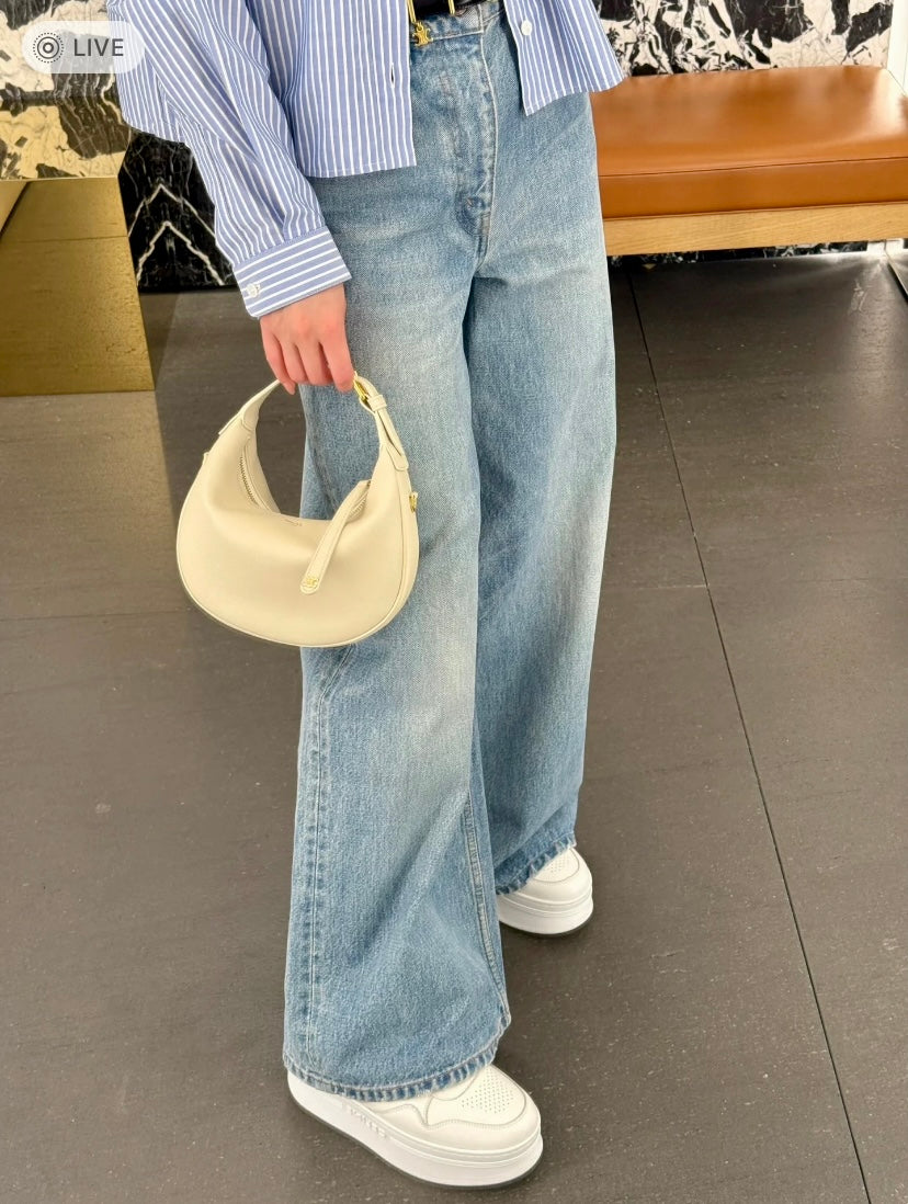 Celine Lulu Teen 老花皮革手腕包/E1350E1550 🇪🇺