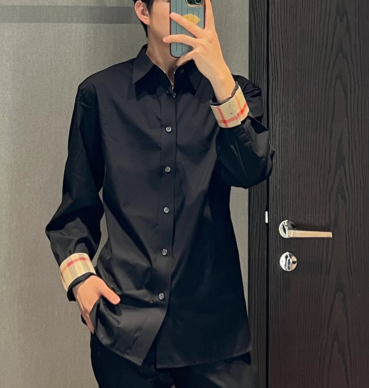 @Burberry Cambridge 男生款內格領襯衫上衣/380P175 🔥折上七折🉐7010