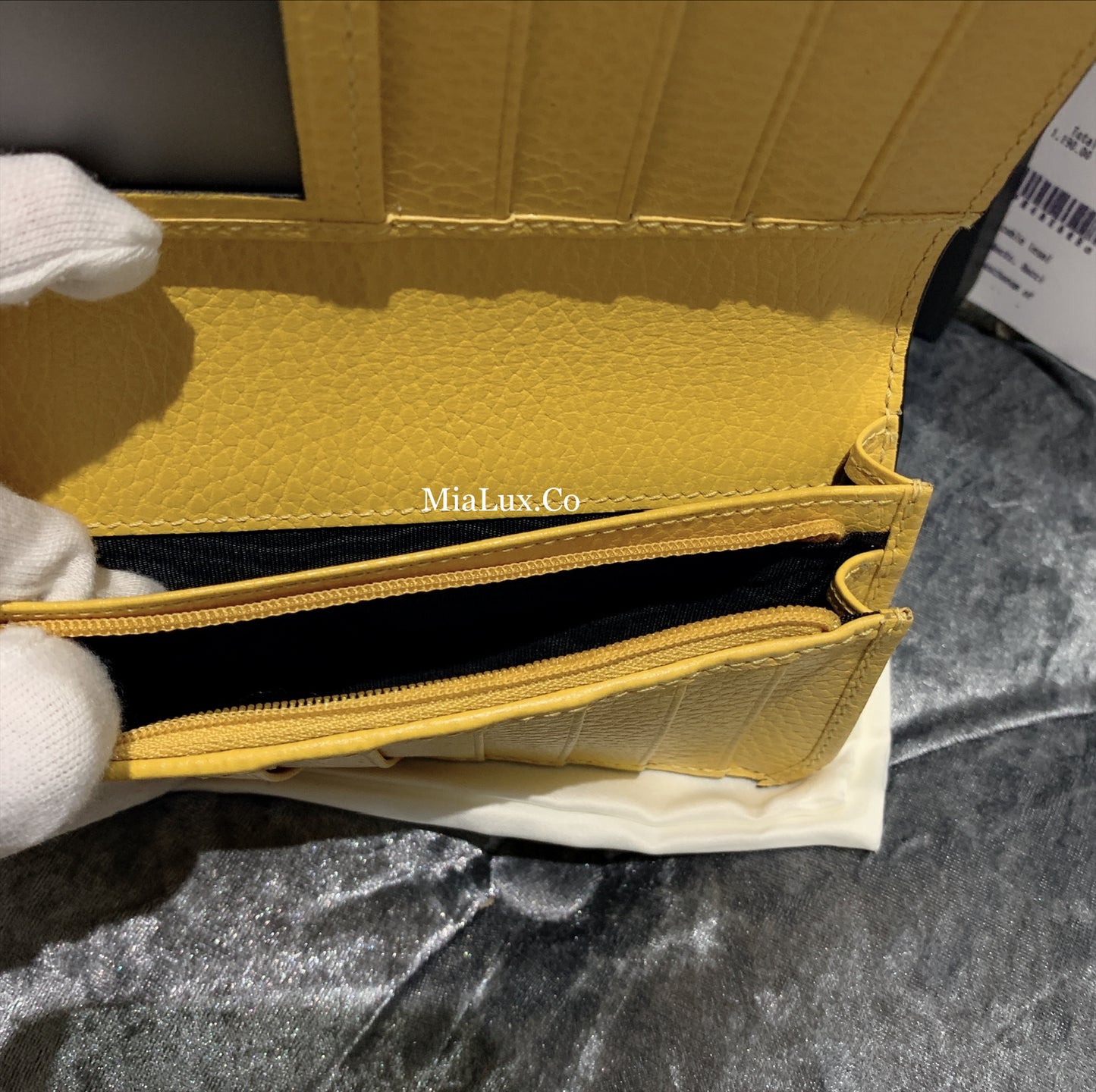 *@Gucci Long Wallet 男女款拼色銀扣長夾/P230