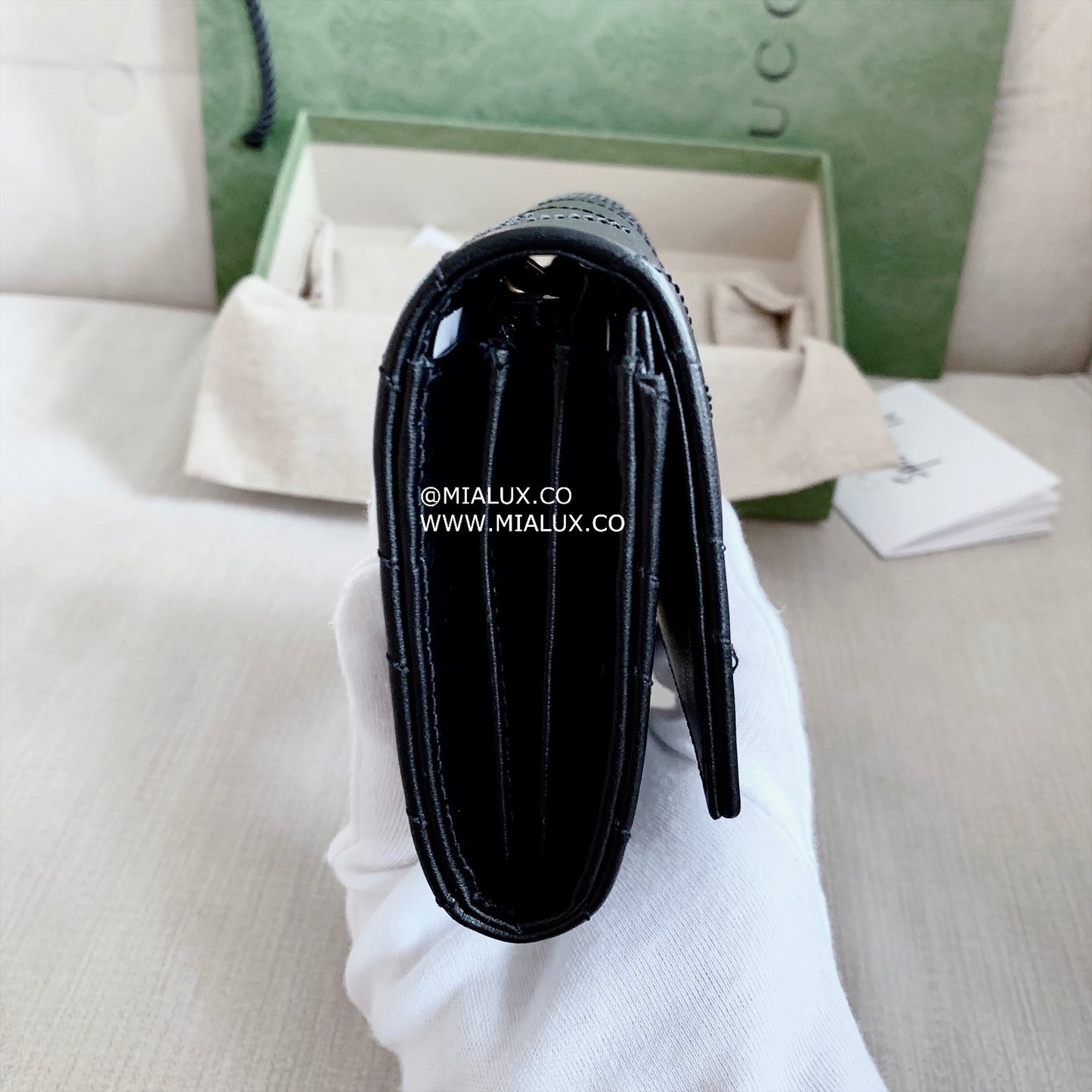 Gucci▪️GG Marmont Continental 馬夢翻蓋長夾/635 🉐26400