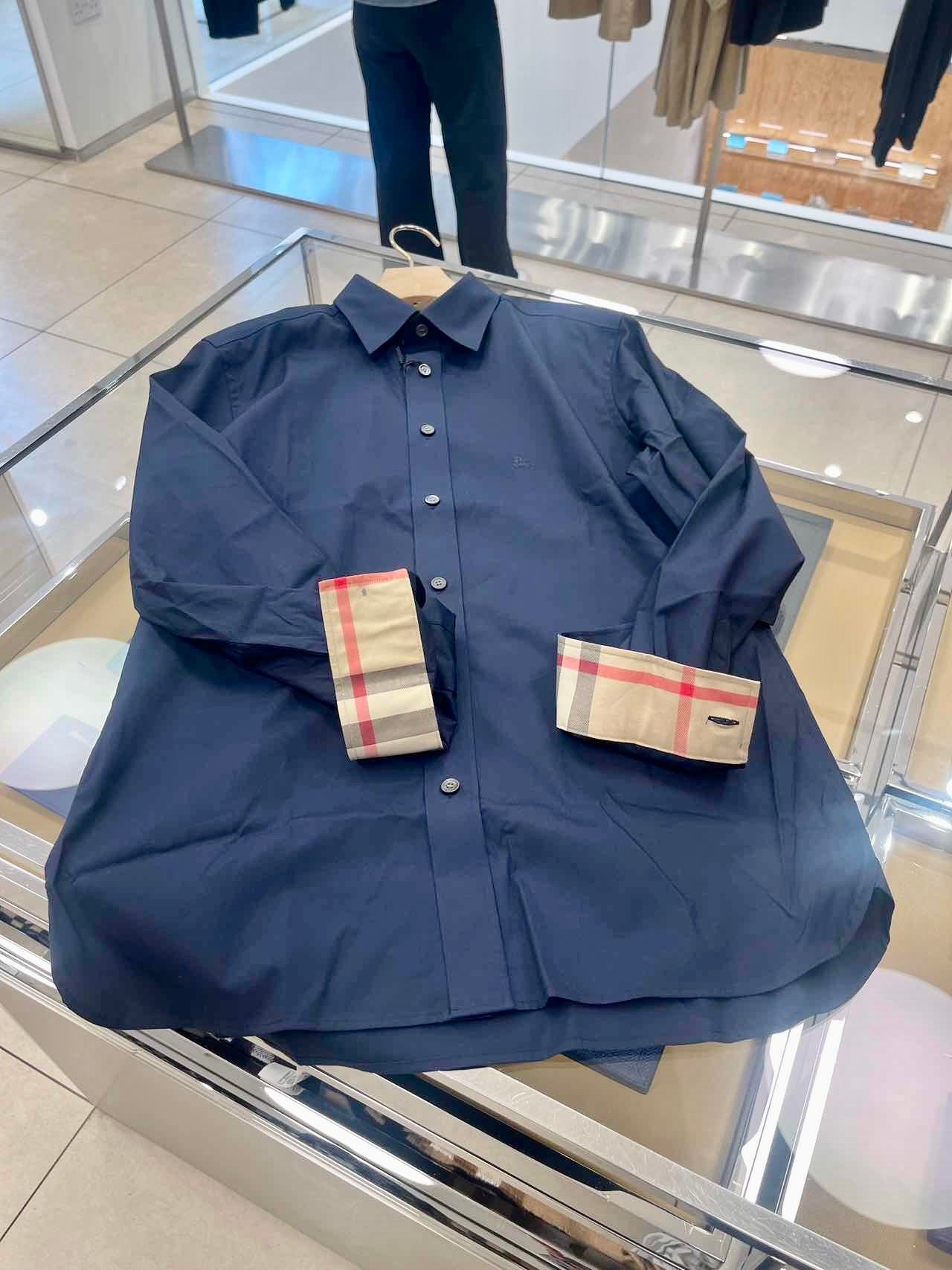 @Burberry Cambridge 男生款內格領襯衫上衣/380P175 🔥折上七折🉐7010