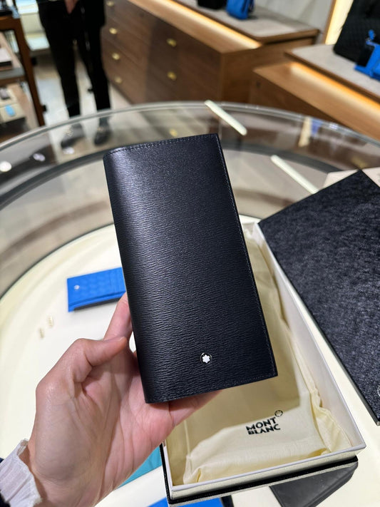 @Montblac Wallet 水波紋長夾/370P185 🔔限時折🉐9130
