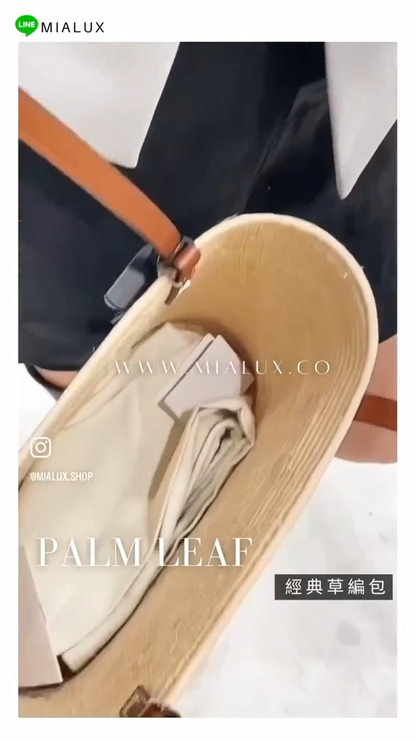 Loewe▪️Square Basket Bag S 小款拉菲草編織包/550