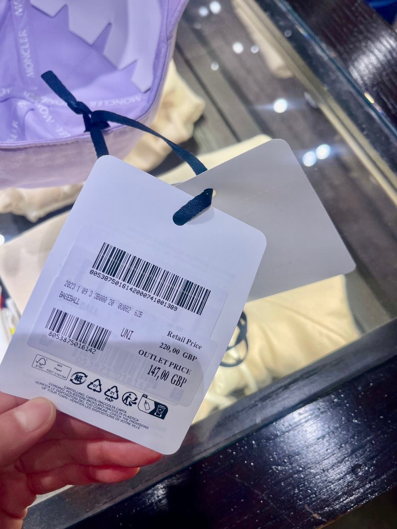 @Moncler Hat 棒球帽/220P147 🔔限時折🉐7420
