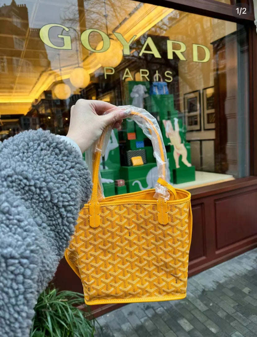 Goyard▪️Anjou Mini 雙面迷你托特/1800E2050 🍀🉐83000🇪🇺