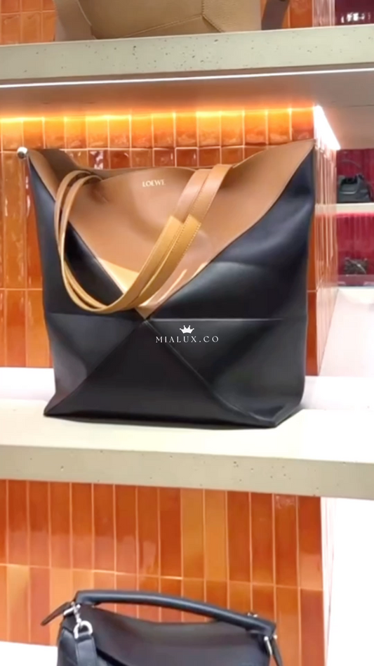 Loewe▪️Puzzle Fold Tote XL 大款拼色拼圖摺疊包/1800