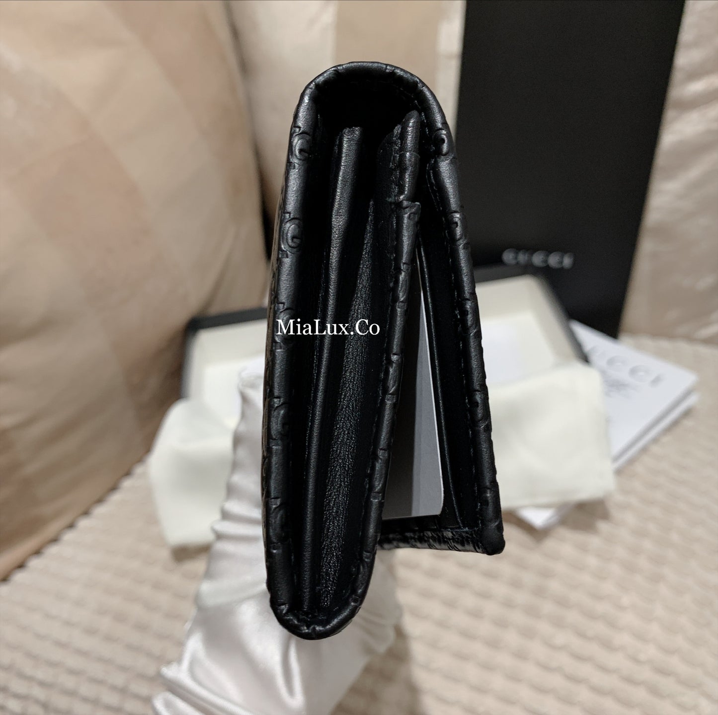 @Gucci▪️Embossed 壓紋翻蓋長夾/540P245 🔔限時折🉐11830