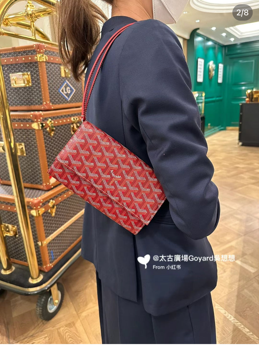 Goyard Varenne Continental Wallet 長夾WOB信封包/E1350 🍀🉐55000🇪🇺
