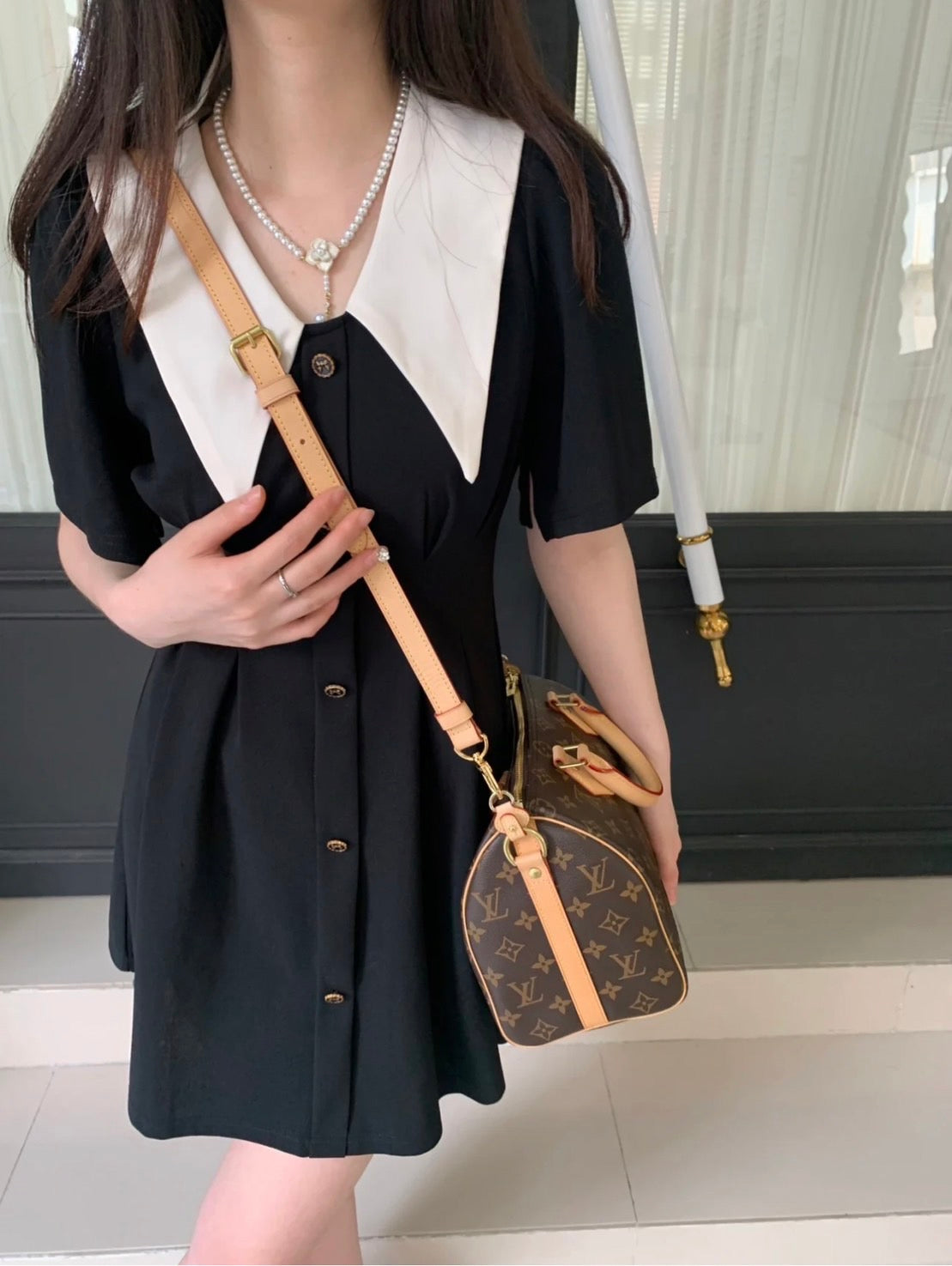 LV Speedy Bandoulière 25 背帶波士頓包/1420✨🉐60640