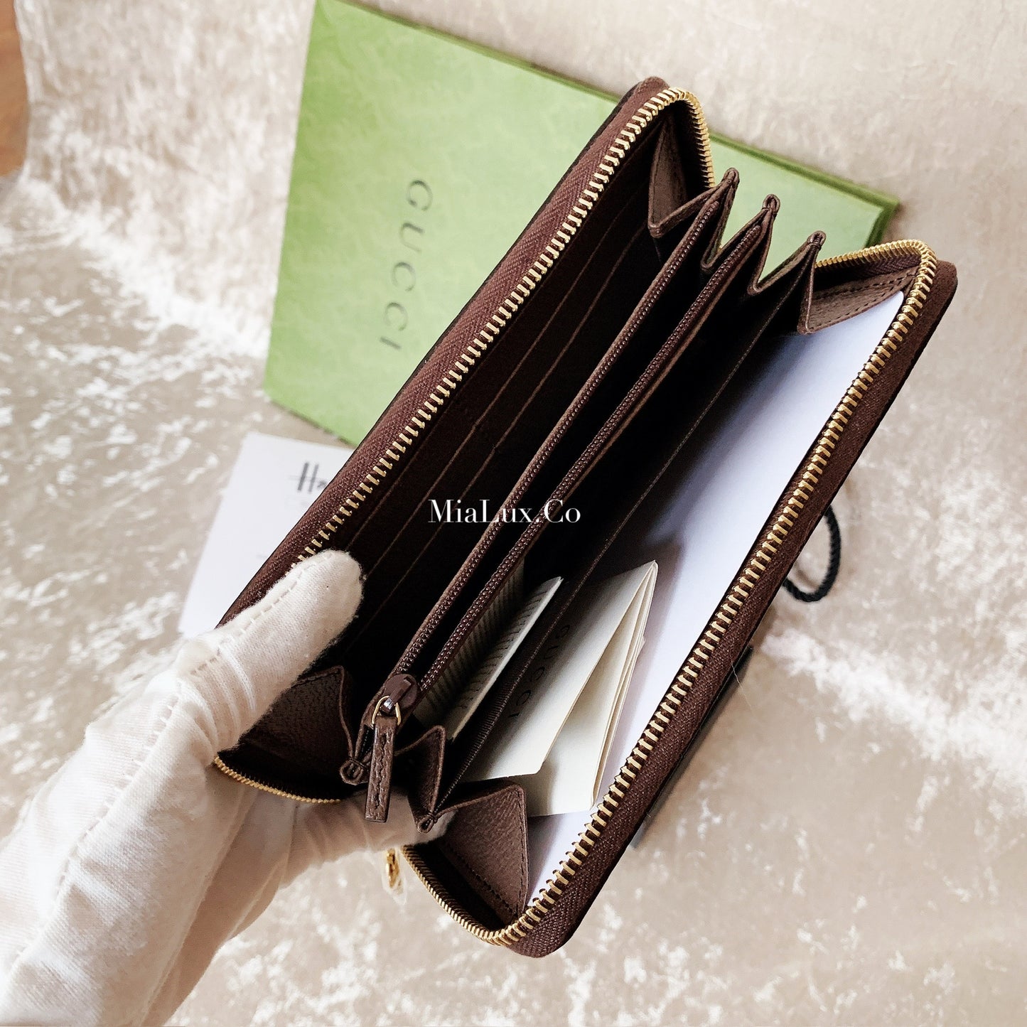 Gucci▪️Ophidia GG Zip 老花拉鍊長夾/540E595 🉐22420🇪🇺