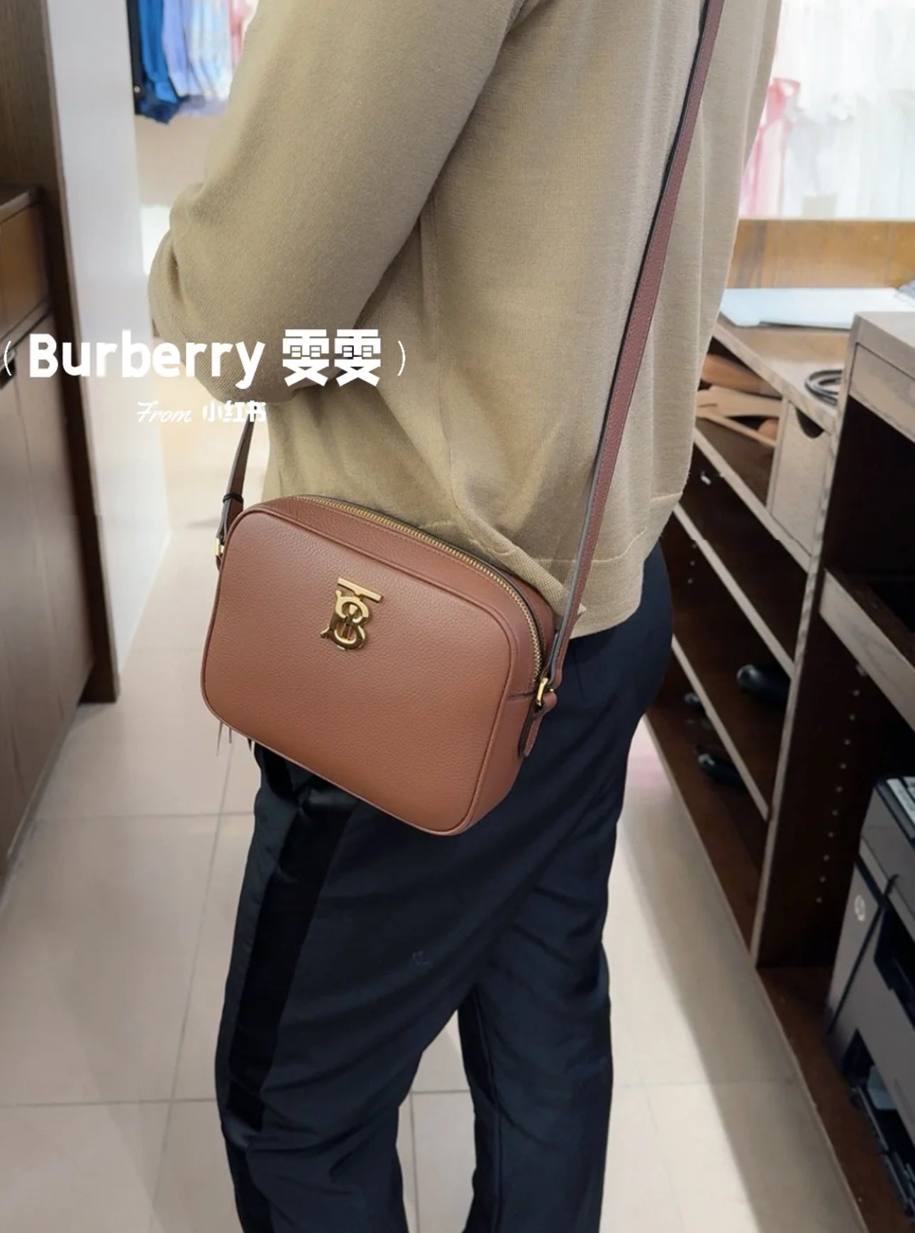 @Burberry TB Camera L 大款相機包/735P399 🔥下殺🉐18760