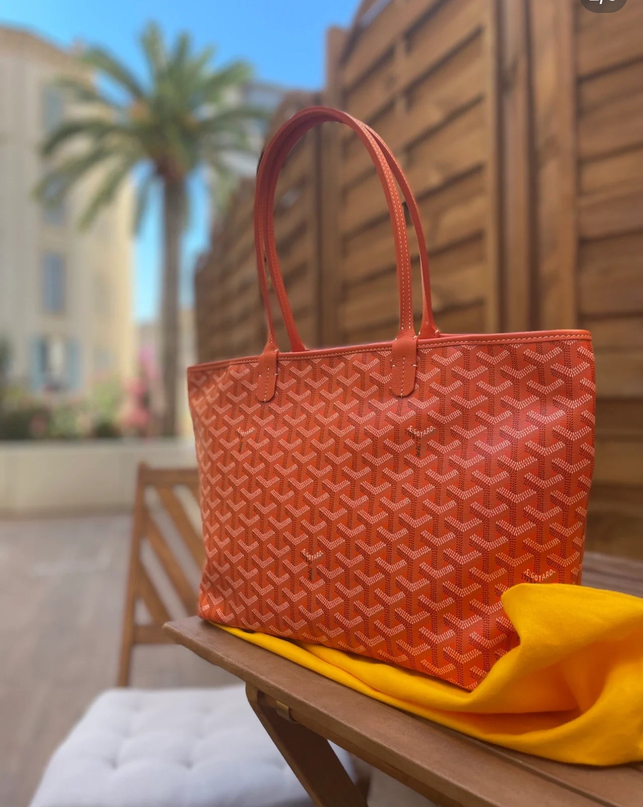 Goyard Saint Louis PM 經典托特包/1270E1450 🍀🉐58150🇬🇧