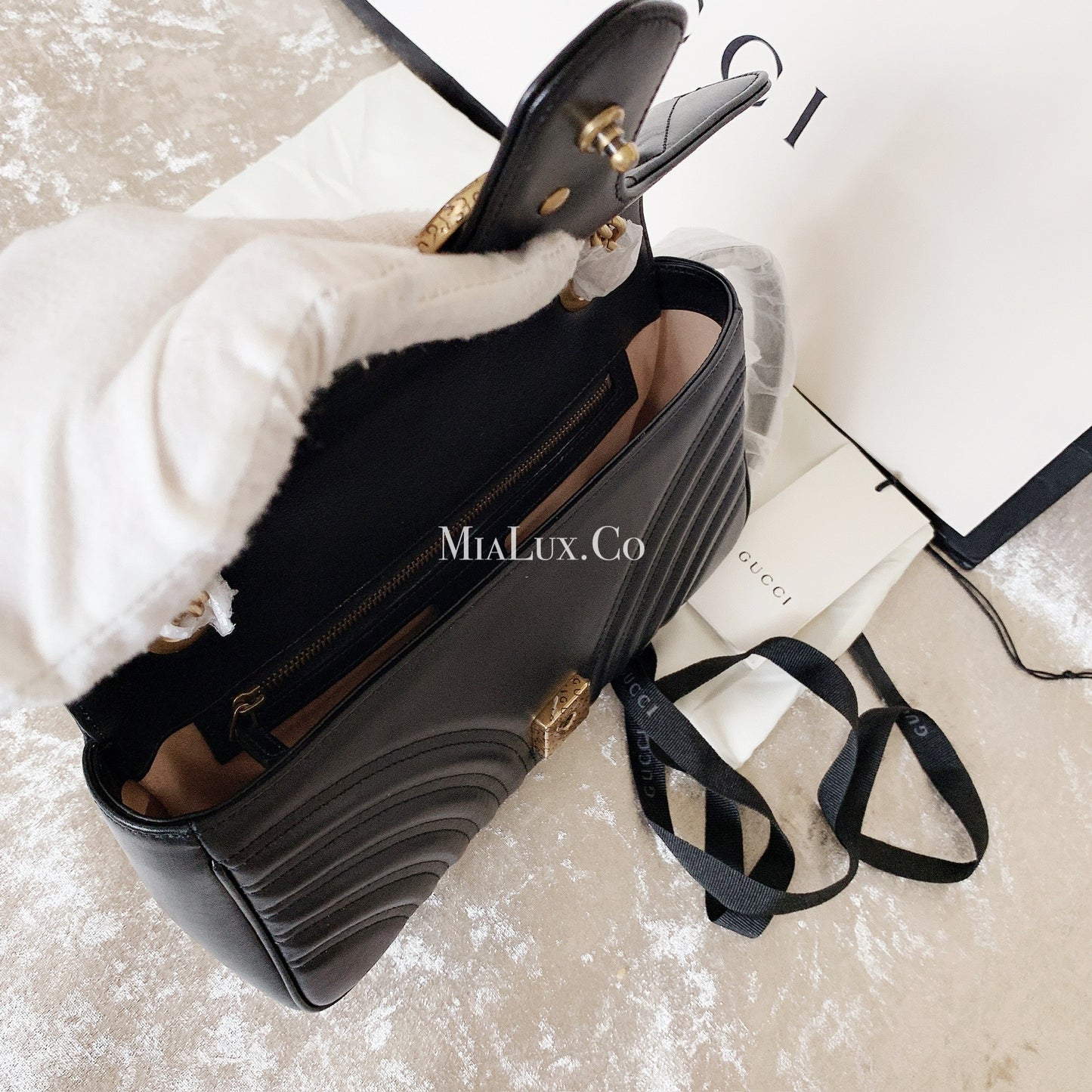 Gucci GG Marmont Mini 山形紋WOC翻蓋包/F985 🉐40400