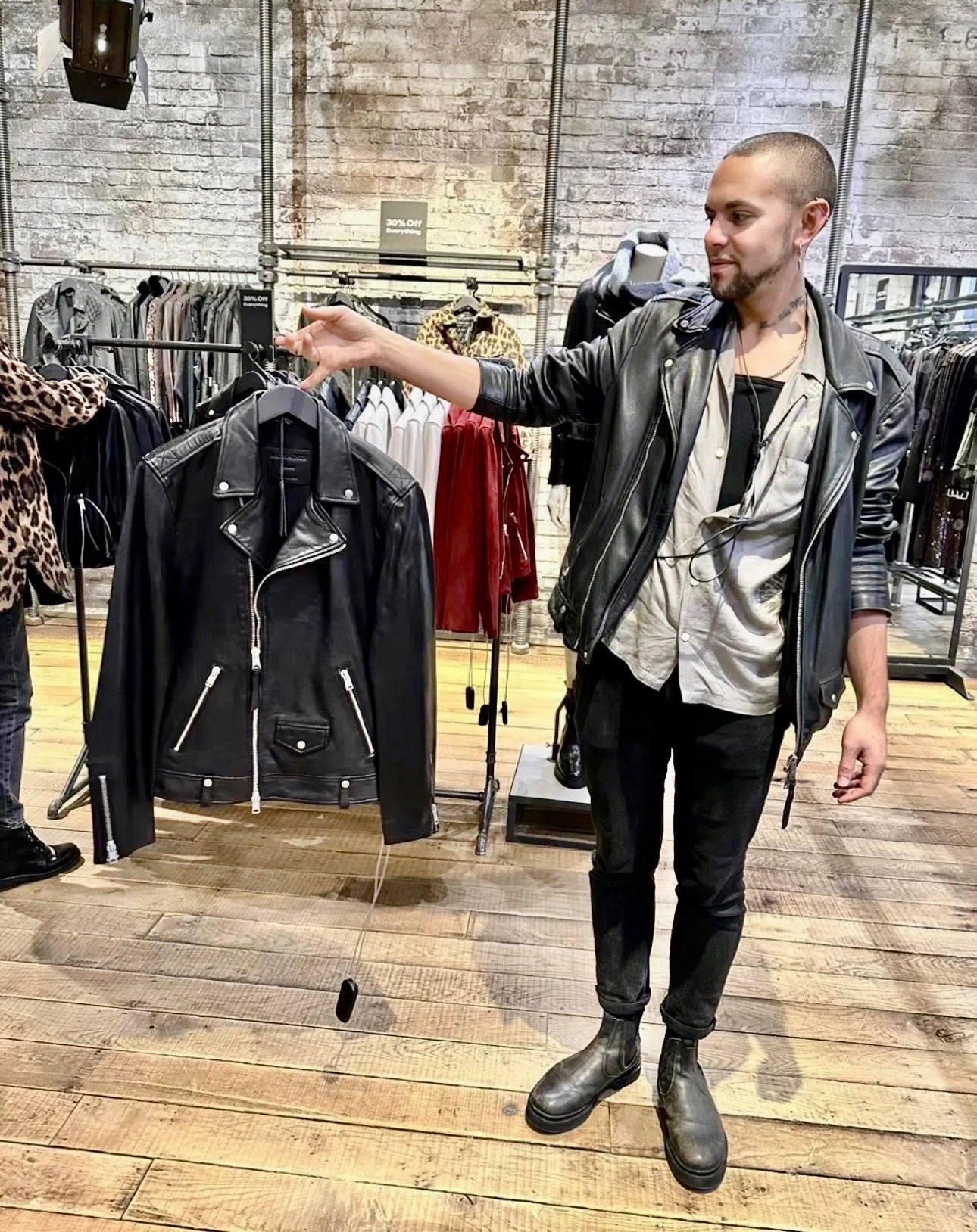 @AllSaints Bikers 女款機車小羊皮外套/223 🔥折上七折🉐8520