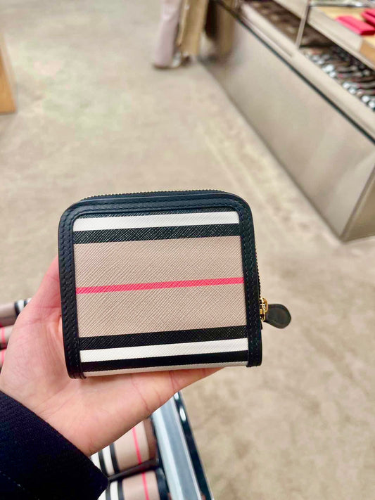 @Burberry Allington 拉鍊錢包/P245 🔥折上六折🉐8120
