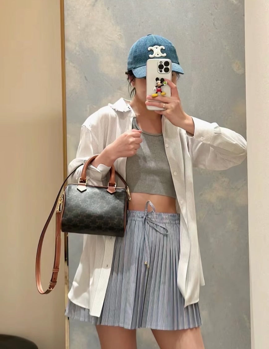 Celine▪️Boston Triomphe S 小款老花波士頓包/1300E1350 🉐48250🇪🇺