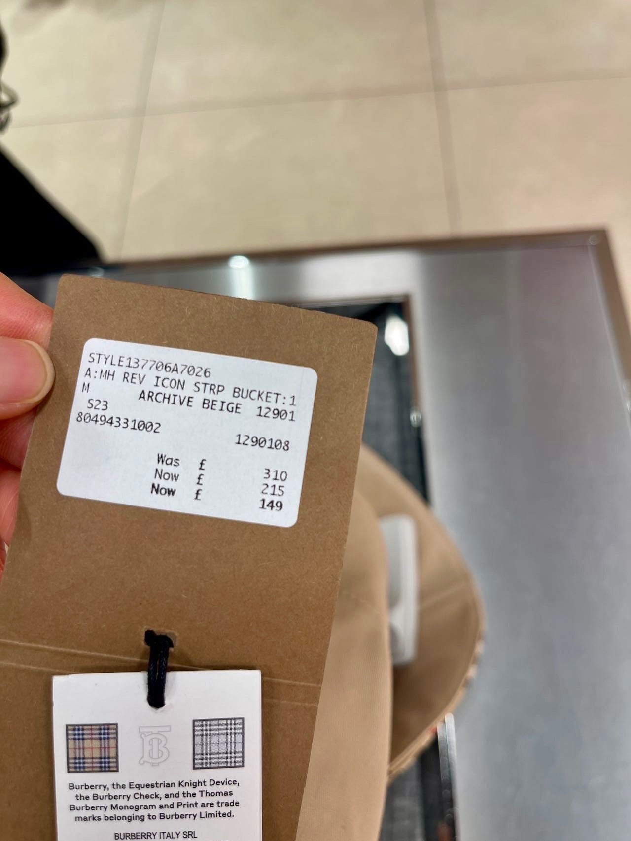 @Burberry Hat 雙面漁夫帽/310P149 🔥下殺🉐8210