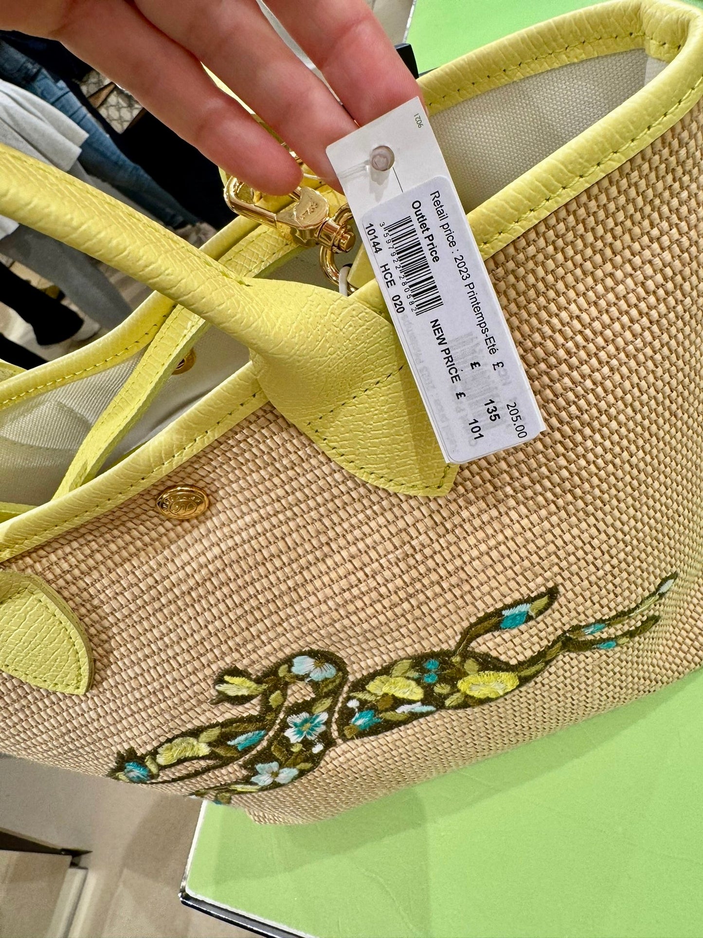 @Longchamp Le Panier Pliage S Basket 帆布手提包/205P101 🔔限時折🉐5350
