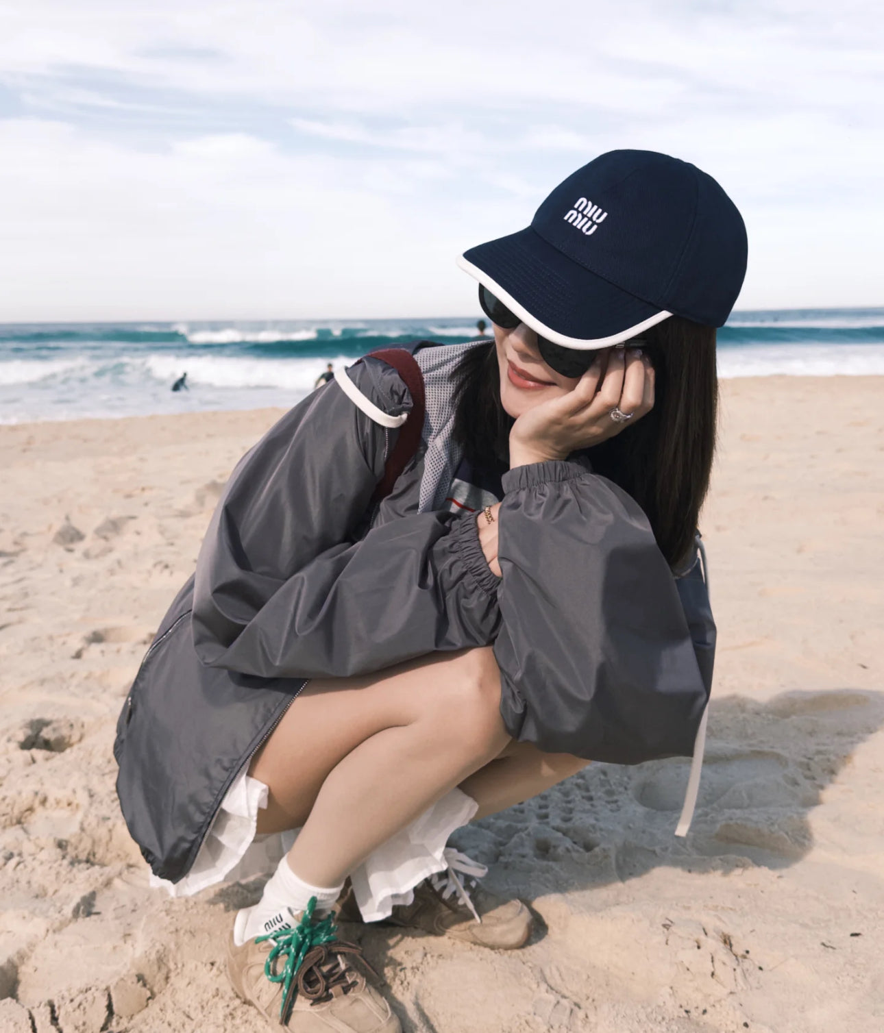 @MiuMiu Outlet Cap Logo棒球帽 🉐11990