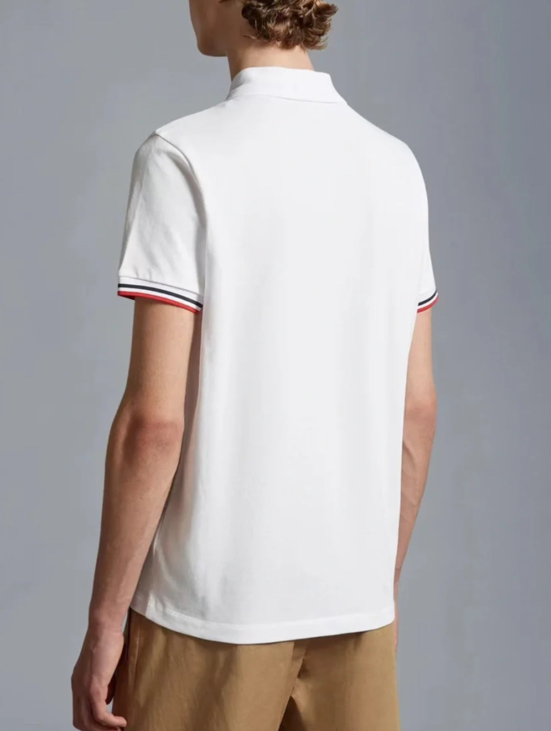 @Moncler 男生款雙領飾邊Polo上衣/177 🔔限時折🉐9470