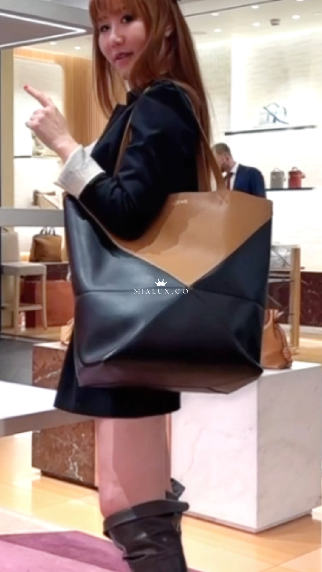 Loewe▪️Puzzle Fold Tote XL 大款拼色拼圖摺疊包/1800