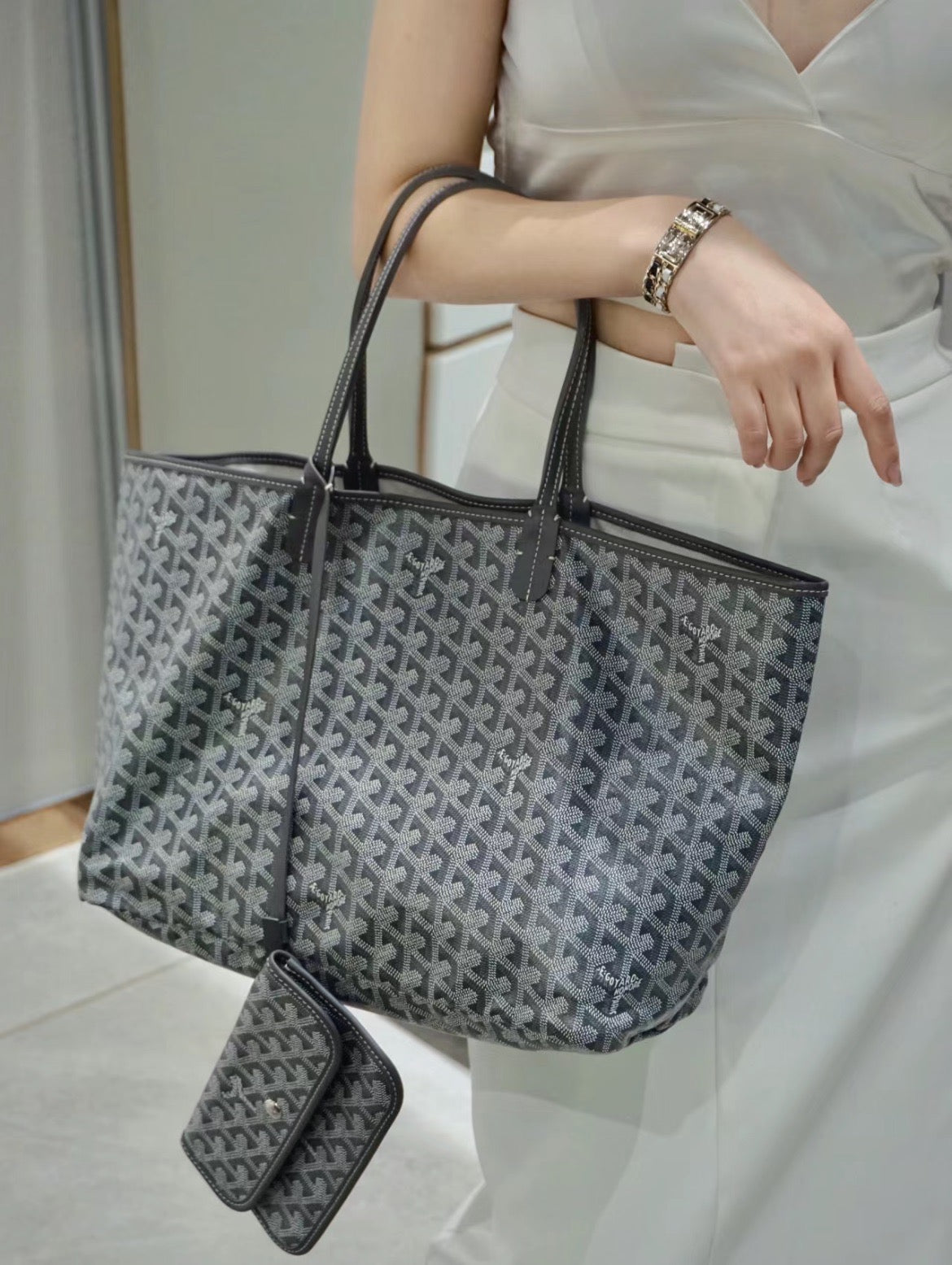 Goyard Saint Louis PM 經典托特包/1270E1450 🍀🉐58150🇬🇧