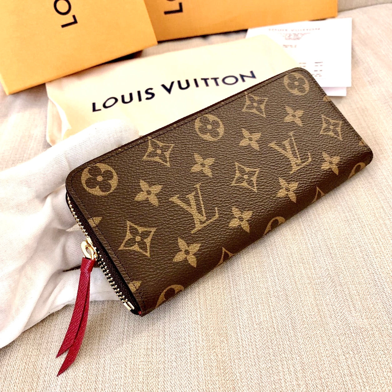 📀LV▪️Clémence 老花拉鍊長夾/440✨🉐19480