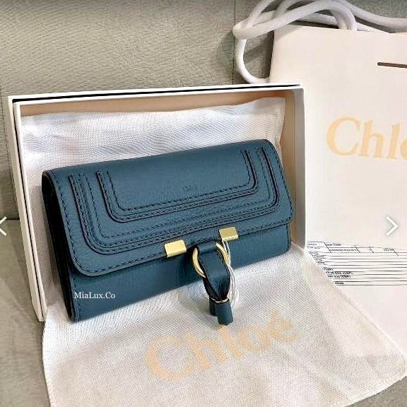 Chloe✨ MARCIE 牛皮翻蓋長夾 *£500