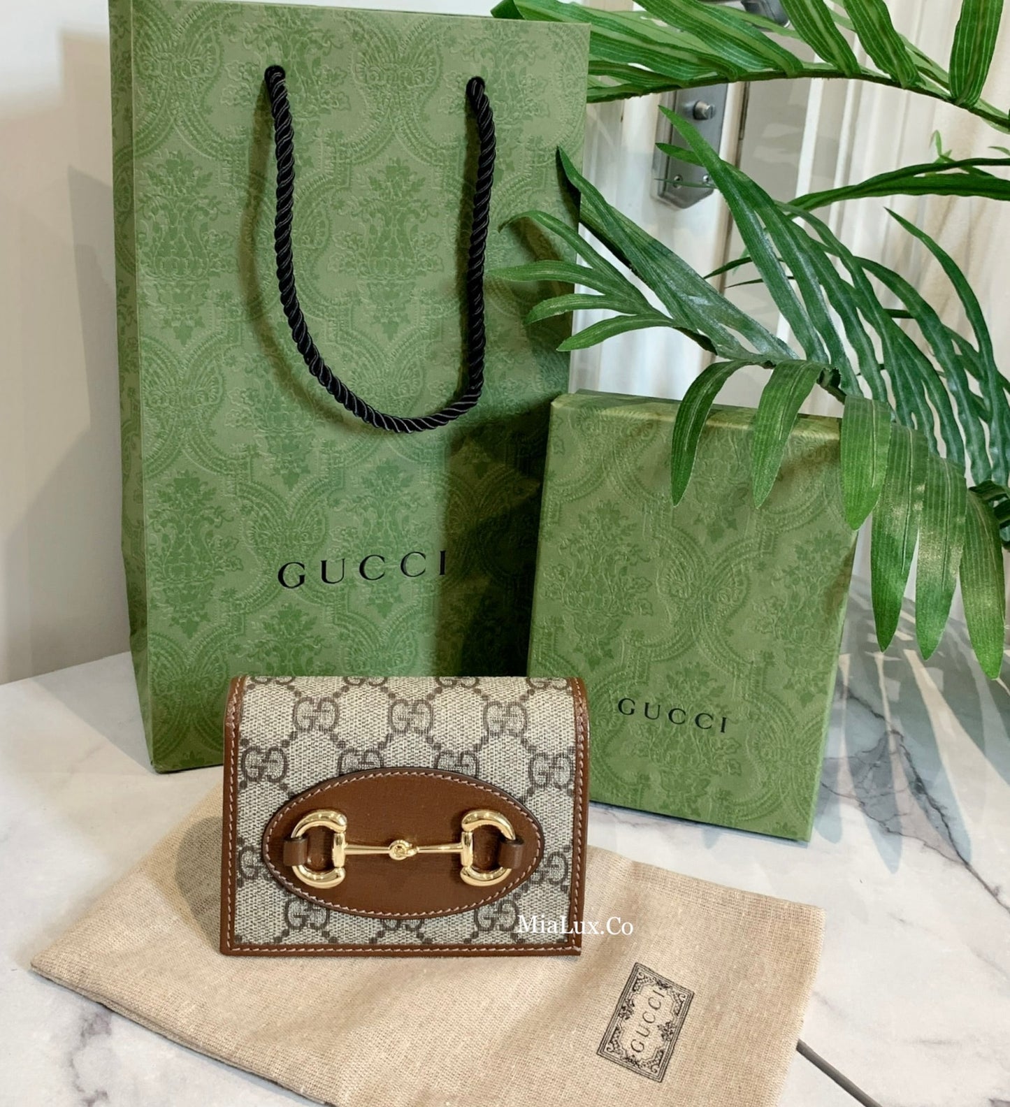 Gucci▪️1955 Horsebit Card Wallet 馬銜卡包短夾/435 🉐18400