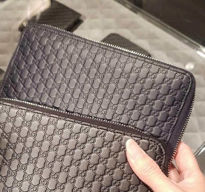 @Gucci Zippy  男生款壓紋拉鍊長夾/P265