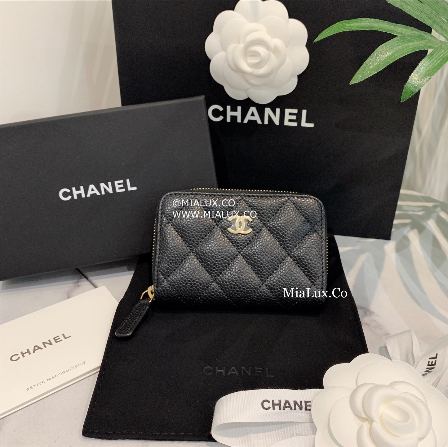 CHANEL▶︎✨| CLASSIC ZIPPED COIN PURSE 經典格紋拉鍊零錢包 AP0216 *£550
