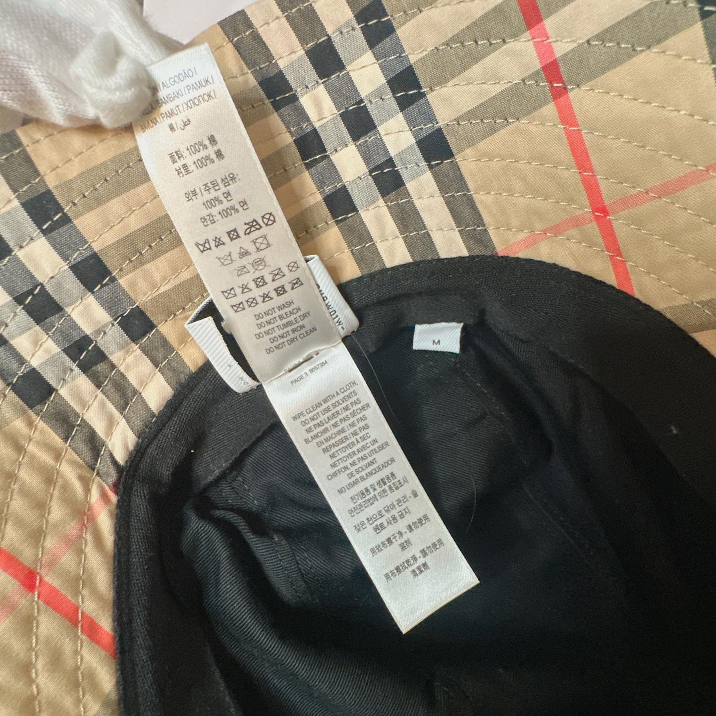 *現貨*@Burberry Vintage Check 經典格紋漁夫帽  P7600 /T12000