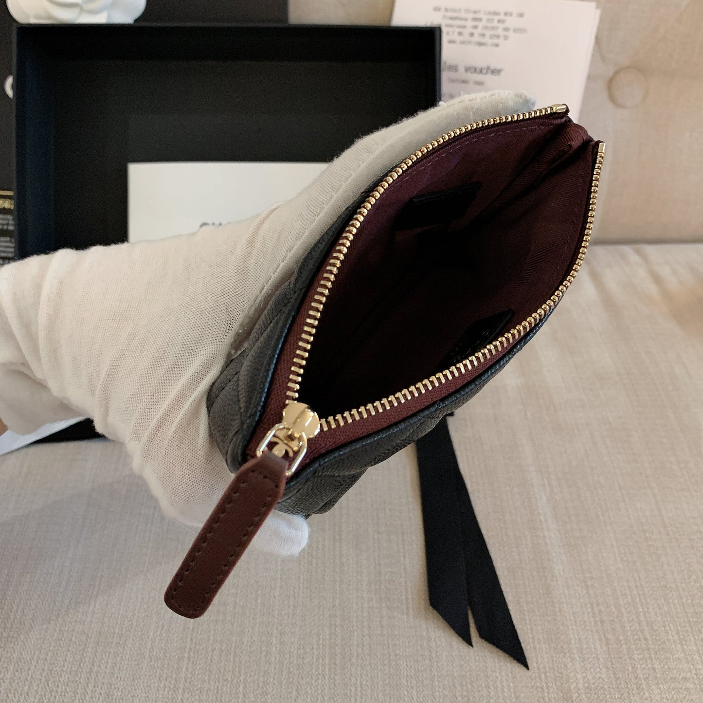 CHANEL▶︎✨| CLASSIC MINI POUCH 迷你一字拉鍊錢包 A82365 *£520