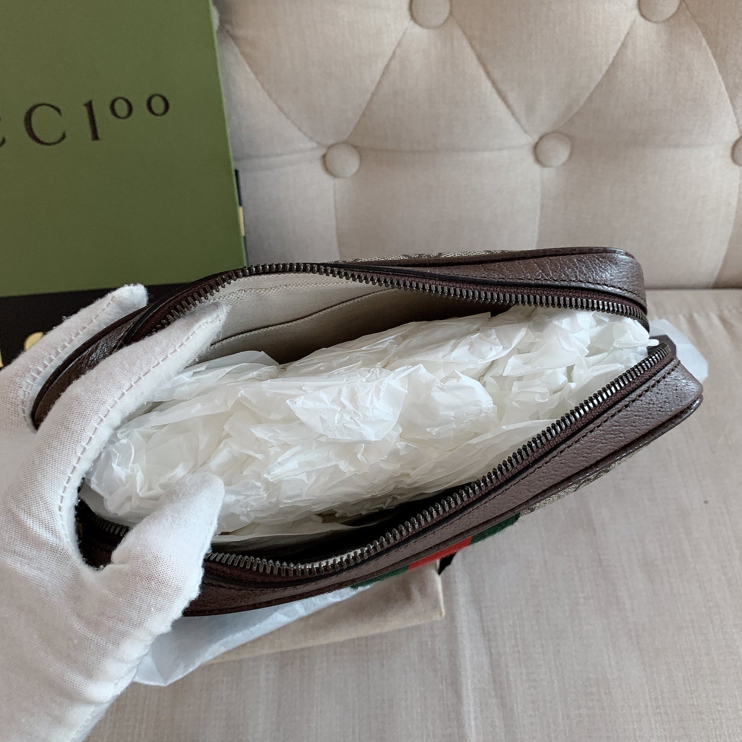 Gucci▪️Ophidia GG Canvas Small Messenger Bag 小款男女款老花織布郵差包- 547926 *£890