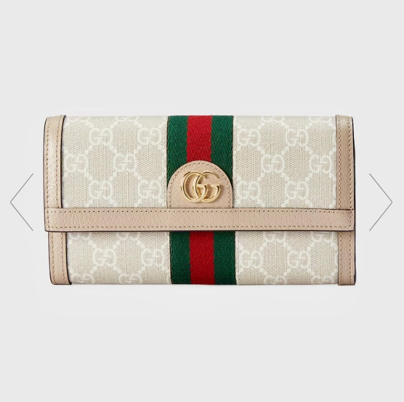 Gucci▪️Ophidia GG 經典老花翻蓋長夾/570 🉐24940🇬🇧