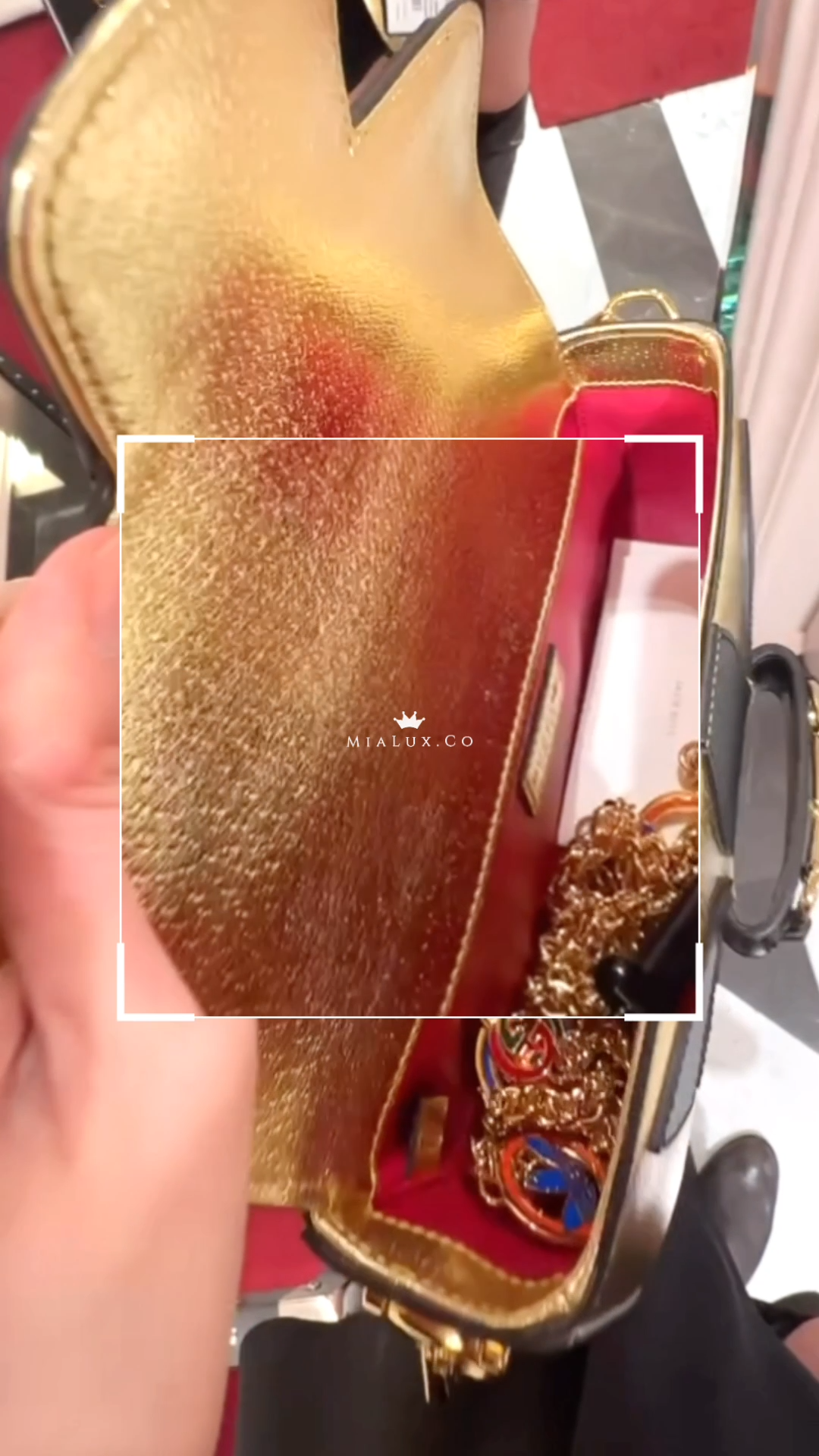 @GuccixAdidas▪️1955 Horsebit 聯名特別款腋下包-金/2620P1835 🔔限時折🉐83580