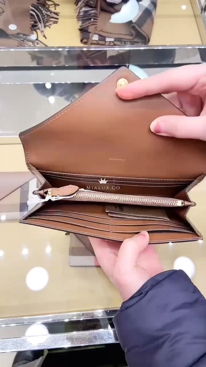 @Burberry▪️Halton 信封長夾/650P189 🔥下殺🉐9310
