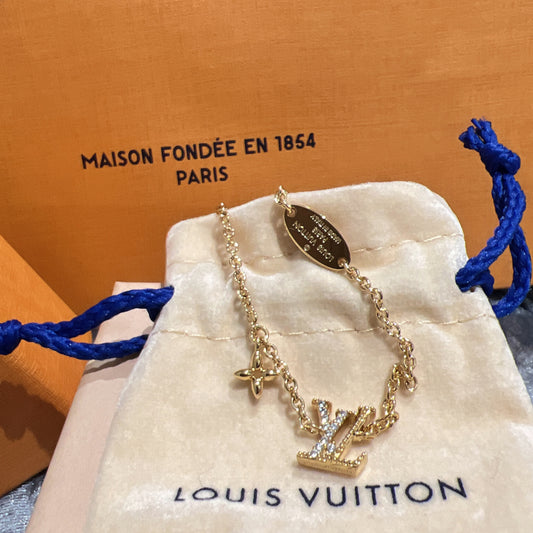 LV Iconic 金色水鑽手鍊/365✨優惠🉐15965