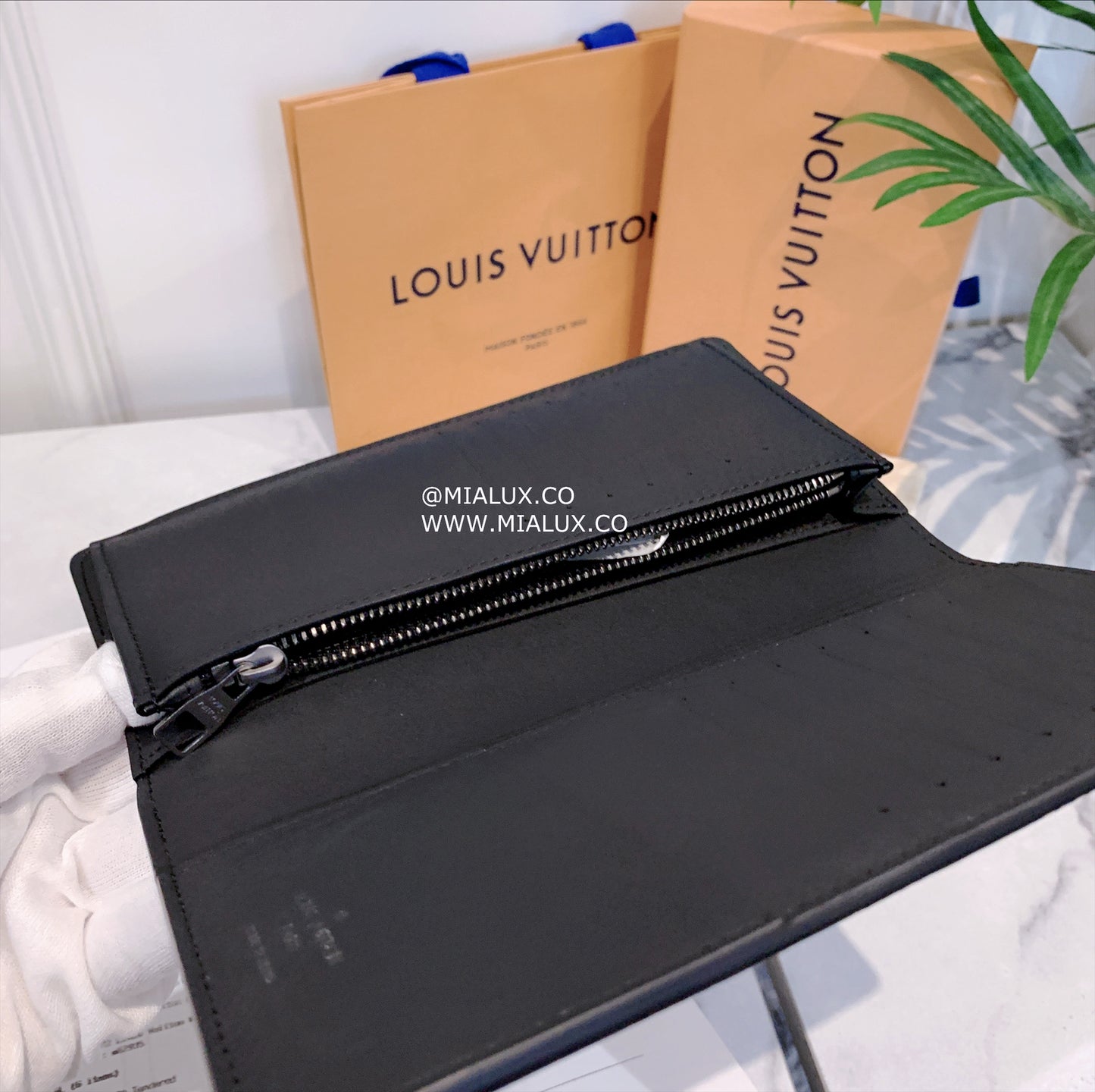 LV Brazza 男生款棋盤格雙開長夾/520✨🉐22840