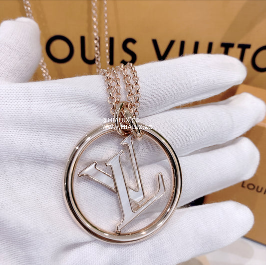 ❌LV Stellar 圓形logo項鍊/770 ✨優惠🉐31800