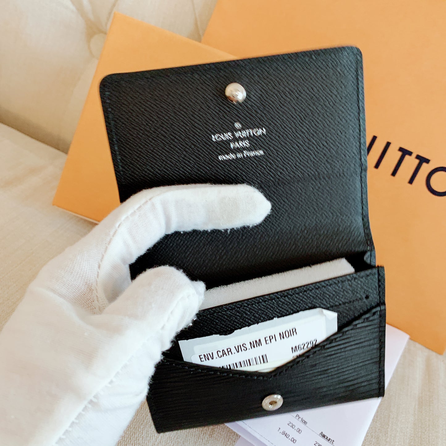LV Card Holder 壓紋牛皮卡夾/270✨🉐12340