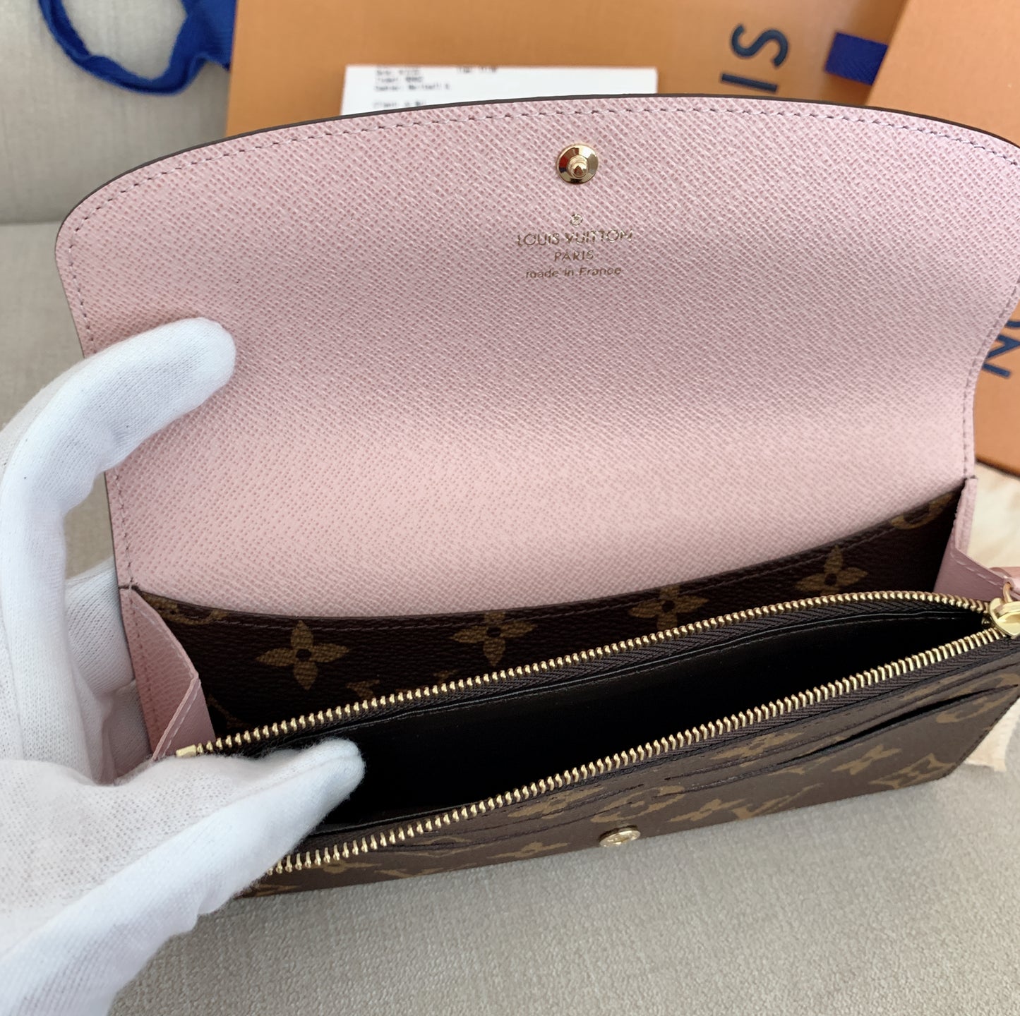 LV▪️Emilie 圓翻蓋長夾/430✨🉐19060